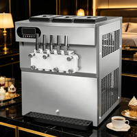 Aangepaste nieuwe soft serve ijsmachine met drie spuitmonden