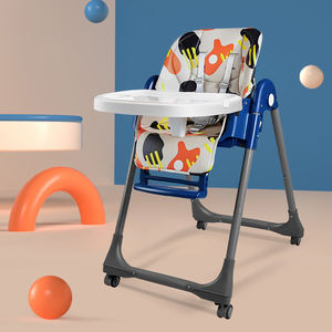 Vente en gros Rehausseur Tabouret moderne Portable Pliant <span class=keywords><strong>Pivotant</strong></span> pour bébé pour enfants en plastique Enfants Alimentation haute 3 en 1 Chaise de salle à manger pour bébé - Product Image 5