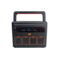Station d'alimentation portable 1200W, batterie LiFePO4, générateur solaire, contrôleur MPPT pour situations d'urgence/camping, alimentation grande capacité