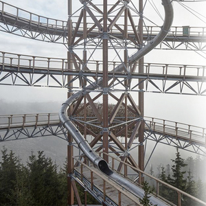 Thép không gỉ trượt 304 thép không gỉ trượt cho trẻ em trong nhà và ngoài trời Slide Set - Product Image 4