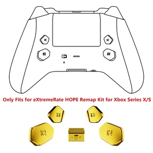 Botones Traseros y Palancas de Cambio Cromados en Oro, Rediseñados K1 K2 K3 K4, para Control de Xbox Series XS, Kit de Reasignación EXtremerate Hope - Product Image 3