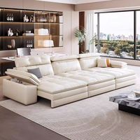 Canapé sectionnel en cuir, ensemble de canapés de luxe, meubles en cuir véritable, canapé pour salon