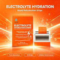Bandes d'hydratation électrolytique en gros pour une hydratation rapide, soutien énergétique et récupération pour l'endurance sportive, bandes orales OEM ODM