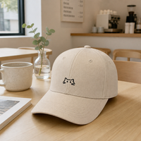 Casquette de baseball personnalisable en polyester/coton avec impression en relief pour événements scolaires - Unisexe adulte
