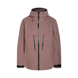 Chaqueta con Capucha GORE Pro <span class=keywords><strong>Arc</strong></span> para Hombre, Diseño de Parches, Resistente a la Intemperie, Cuello Alto, Ecológica, Estilo Alpino - Product Image 4