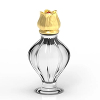 Tutup Bunga Mewah Tutup Botol Parfum Campuran Seng Tutup Parfum Zamac