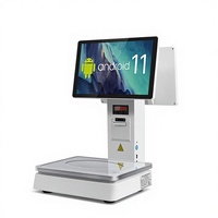 Caja Registradora Táctil Directa de Fábrica para Supermercado, Frutas Frescas Marinadas, Android Inteligente, Comercial con Función de Pesaje