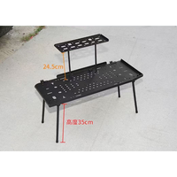 Support de rangement pour hayon en alliage d'aluminium épaissi, organisateur d'extension de coffre arrière adapté aux accessoires BYD Titanium 7 Ti7