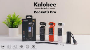 Cámara Deportiva Portátil Kalobee Pocket3 Pro 4K IP67 Resistente al Agua 10x-20x con Pantalla de 2.0" y Ranura para Tarjeta TF - Product Image 6