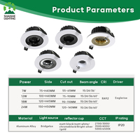 Lampu Sensor LED Berkualitas Tinggi Sensor Tubuh Manusia Cerdas Lampu Downlight Ultra Tipis Tersembunyi Lampu Sensor Inframerah Pintar untuk Tangga