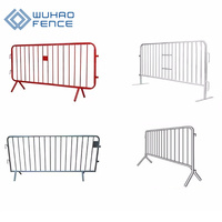 Barrière de contrôle des foules en acier inoxydable thermolaqué jaune/rouge 21x1,1m pour concerts - Offre Spéciale