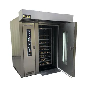 bakery machines commercial bakery gas rotary rack oven for bread making machine