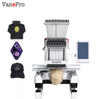 Nouvelle machine à broder informatisée à tête unique pour casquettes et t-shirts, usage domestique, avec moteur et composants essentiels du moteur