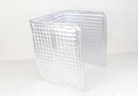 Conteneur rectangulaire réutilisable en aluminium, pliable, résistant au four, de qualité alimentaire, isolation thermique, écran anti-éclaboussures de graisse pour cuisinière à gaz