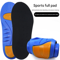 Semelles intérieures confortables en PU super douces, 2 pièces, soutien de la voûte plantaire, haute résilience, respirantes, absorbant la transpiration, anti-odeurs, pour l'entraînement et le sport