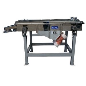 Pantalla vibratoria caliente lineal de acero inoxidable 304 de Xinxiang Dahan para condimentos de arena granos de café en polvo de cacao - Product Image 1