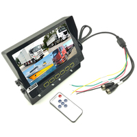 Moniteur étanche AHD 7 pouces Aviation Male DC Trigger Connecter l'écran de l'appareil photo MDVR du véhicule