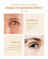Masques pour les yeux en hydrogel au collagène et or 24 carats, personnalisés, en promotion, pour les cernes sous les yeux