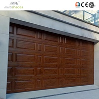 Porte de garage intelligente en aluminium haut de gamme MULTISHADES avec technologie de télécommande à code roulant sécurisé et capteurs de sécurité