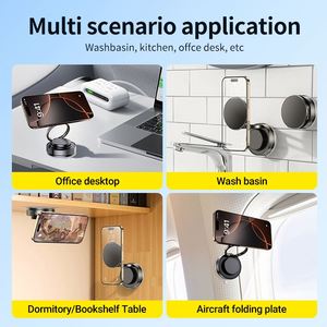 Magnetic 360 Degree Multi-Angle <b>Rotation</b> Car <b>Desk</b> Wall Vacuum Suction Cup Mobile Smart Cell Phone Holder Hands-Free Flexible - Product Image 6