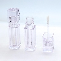 Vente en gros de tubes brillants à lèvres de 5ml Conteneurs Bouteilles Emballage Tubes vides personnalisés pour huile à lèvres liquide rouge à lèvres avec logo