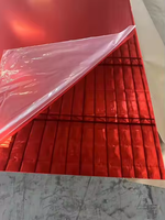 Feuilles de miroir en plastique acrylique doré 48x96 2mm 3mm pour la décoration de la maison