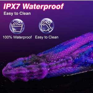 Dildo silikon lembut bintang Penis warna campuran tentakel gurita steker Anal Masturbator Wanita mainan seksi untuk wanita - Product Image 6