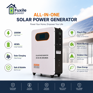 Generatore di Energia <span class=keywords><strong>Solare</strong></span> Tutto-in-Uno 2000W 4kWh |   Stazione di Alimentazione Portatile LiFePO4 con <span class=keywords><strong>Ricarica</strong></span> <span class=keywords><strong>Solare</strong></span> Rapida e Funzione UPS per Casa - Product Image 6