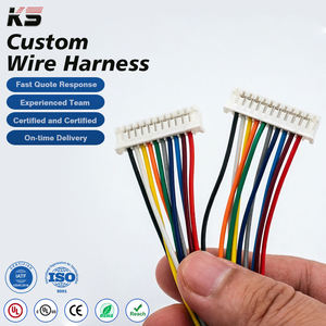 40 Pin Male Connector Wire Harness Multi Color Stranded Copper <b>Cable</b>, Custom Insulated Wiring Loom for Electronics - Product Image 1