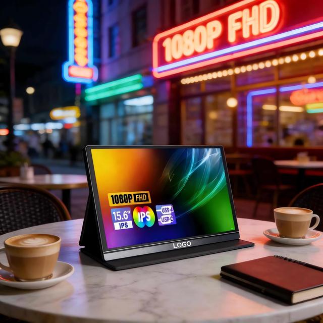 Direct Sales 15.6 Inch LCD Business Portable Monitor 1920*1080p 60Hz Type-C H-IPS Panel Portable Monitor Usb c