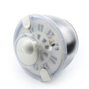 Grand essoreur à salade en acier inoxydable écologique, compatible lave-vaisselle, avec couvercle autobloquant, pour laitues et légumes - Product Image 4