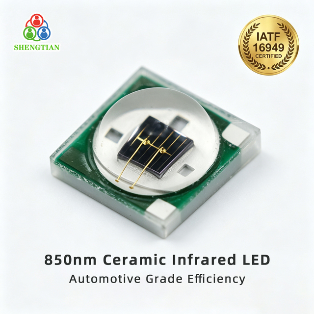 3535 5050 Ceramic IR 850nm SMD LED IATF 16949 Certified 1W-3W High Power Dimmable 30/60 Viewing Angle 2-Year Warranty for