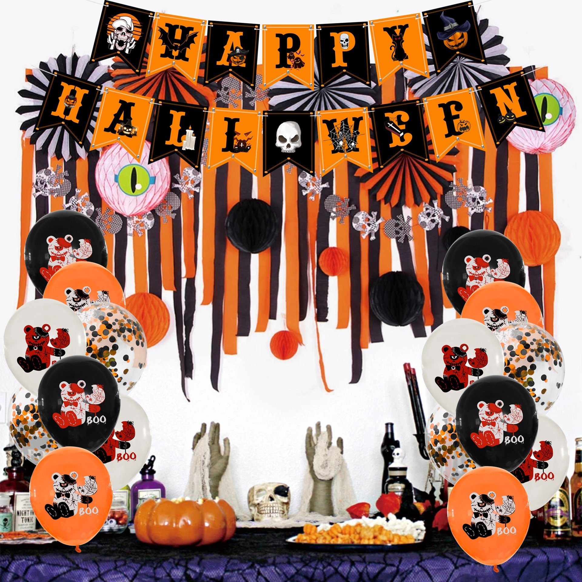 Alomejor LED-Leuchtkürbis-Maske Für Halloween – Gruselig & Mit 3 Lichtmodi, Aus PVC, Für Party & Cosplay