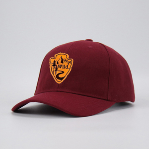 Fornitore di protezione solare femminile 6 pannelli jeans cappello da papà a tesa curva personalizzato cappellino da Baseball rosso con <span class=keywords><strong>velcro</strong></span> - Product Image 1