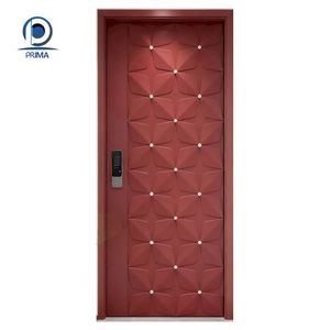 Puerta de Entrada Clásica Prima Tallada a Mano, Decoración de Acero Inoxidable Texturizado, Herencia, Apartamento, Fibra de Vidrio - Product Image 6