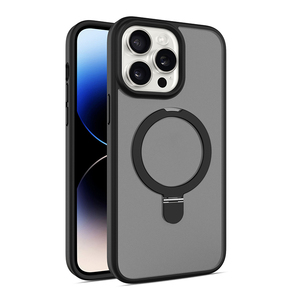 Étui de protection en métal avec support magnétique pour iPhone 12/Pro Max 11/13/14/15/17 Pro Max, compatible avec la recharge sans fil, antichoc - Vente en gros - Product Image 1