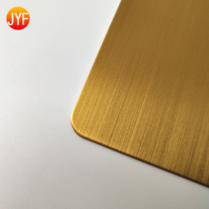ZB9924 FOB 304L Golden <strong>Color</strong> HL Brushed <strong>Stainless</strong> <strong>Steel</strong> <strong>Sheet</strong> Price Per Kg - Product Image 3