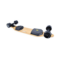 Planche à roulettes électrique personnalisée de haute qualité avec moteur intégré, longboard électrique