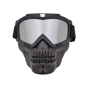 Masque de protection pour le visage Anroer avec lentille anti-rayures, anti-poussière, pour la conduite de moto, adulte 836 # - Product Image 1