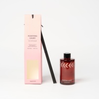 Diffuseur d'huiles essentielles en verre sculpté de luxe 200 ml pour la décoration intérieure