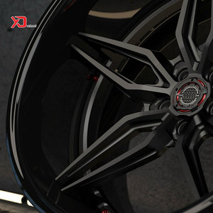 Jantes forgées noires concaves <span class=keywords><strong>XD</strong></span> 2 pièces Deep Dish 18-26 pouces 5x120 5x130 5x114.<span class=keywords><strong>3</strong></span> jantes en alliage adaptées pour C8 E60 F10 E30 E46 - Product Image 3