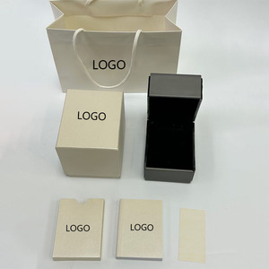 Boîte à montre en stock d'usine, ensemble complet avec sac en papier, manuel, carte, étiquette, emballage de luxe personnalisé avec logo, vente en gros, personnalisation - Product Image 2