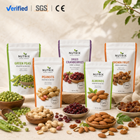 Kundenspezifisch Bedruckter Geruchshemmender Standbeutel Wiederverschließbarer Reißverschluss Lebensmittelecht Recycelbare Flexible Verpackung für Snacks und Trockenfrüchte