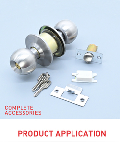 CSL002-L फैक्टरी मूल्य दौर लकड़ी के दरवाजे ताला कुंजी के साथ, निर्माता स्टेनलेस स्टील बेलनाकार दरवाज़ा बंद - Product Image 5