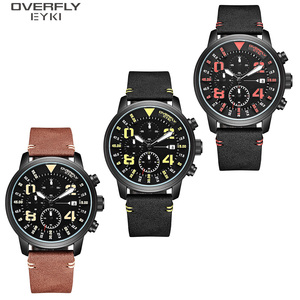 EYKI <span class=keywords><strong>Overfly</strong></span> นาฬิกาผู้ชายควอตซ์กันน้ำได้ใช้ได้ทั้งชายและหญิง - Product Image 2
