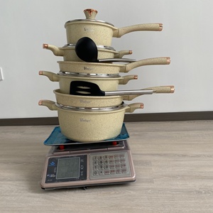 VMIGO Padella <span class=keywords><strong>in</strong></span> <span class=keywords><strong>Pietra</strong></span> per Friggere, Antiaderente, Pentola per Latte e Zuppa, <span class=keywords><strong>Set</strong></span> di Pentole per Uso Domestico, Compatibile con Piani a Induzione - Product Image 4