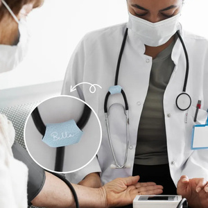 Naamplaatje voor stethoscoop, stethoscoop ID-labels voor verpleegkundigen, stethoscoopbedel, verpleegkundige accessoires, cadeaus - Product Image 6