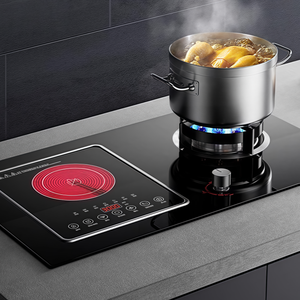 Kép Burner kính được xây dựng trong nồi cơm điện đa phương thức cảm ứng bếp gia đình Knob Pin cho LPG tự nhiên Burner - Product Image 4