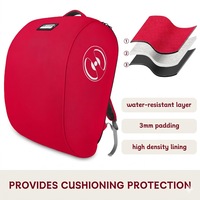 Sac de voyage pour avion, compatible avec le siège auto Doona, la poussette et plus encore, sac de transport pour poussette avec fermeture éclair verrouillable
