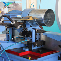 Machine automatique à haute vitesse pour la fabrication de conduits d'air spirale, équipement de formage de conduits ronds CVC avec certificat CE